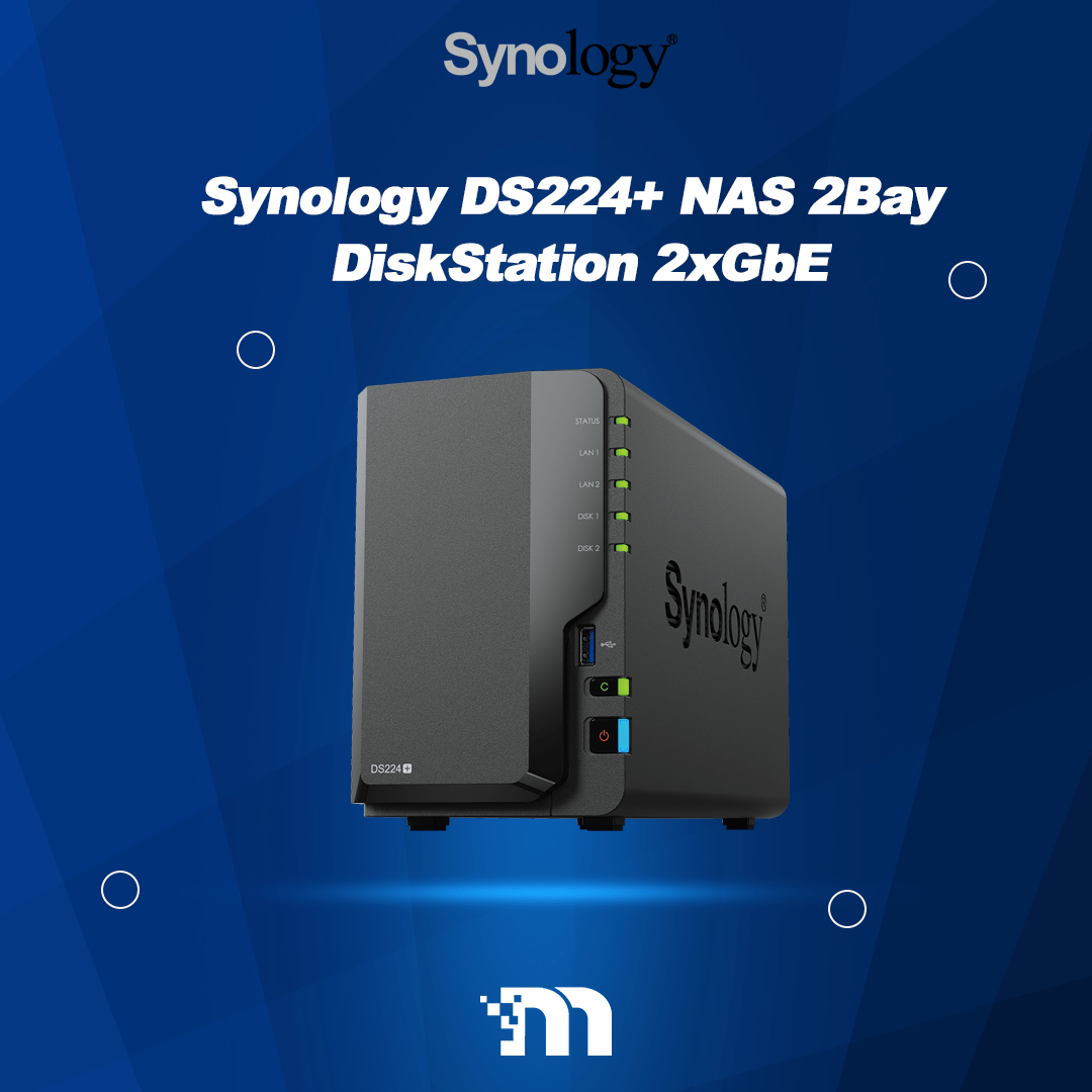 Synology DS224+ NAS 2Bay DiskStation 2xGbE - MR BACKUP