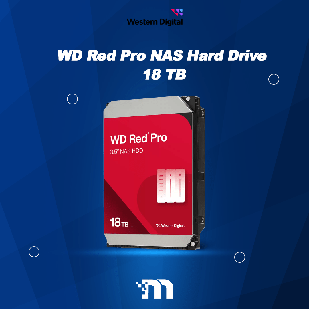WD Red Pro NAS Hard Drive - 18 TB - MR BACKUP