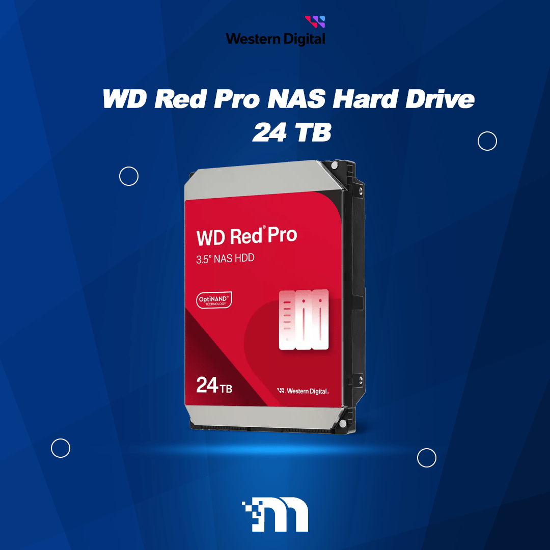 WD Red Pro NAS Hard Drive - 24TB - MR BACKUP